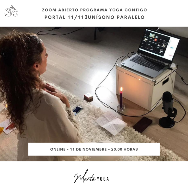 ZOOM en abierto gratis: Evento de yoga Portal 11/11