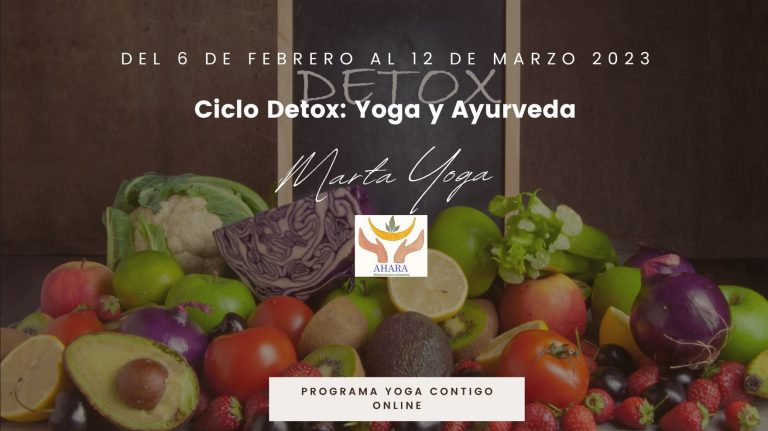CICLO DETOX – Yoga y Ayurveda (Online)